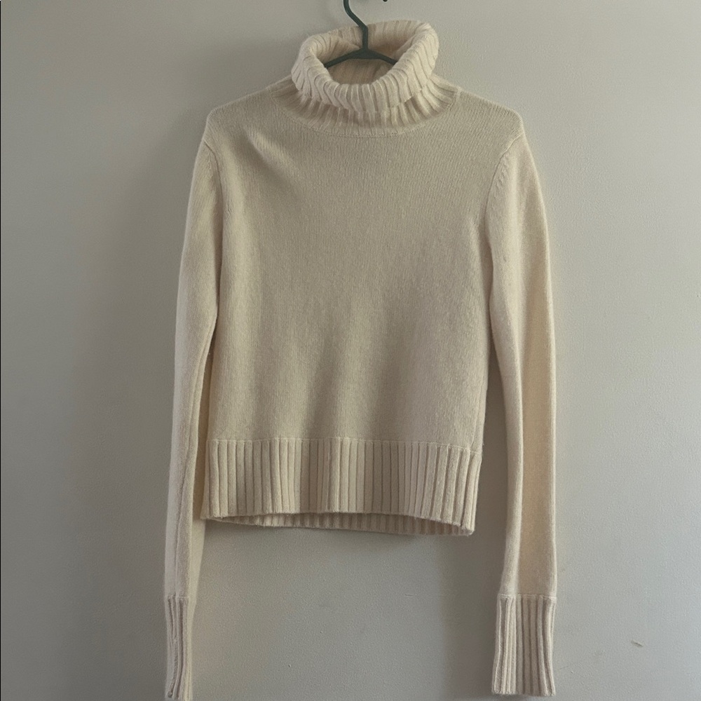 Ralph Lauren Cream Turtle Neck Sweater